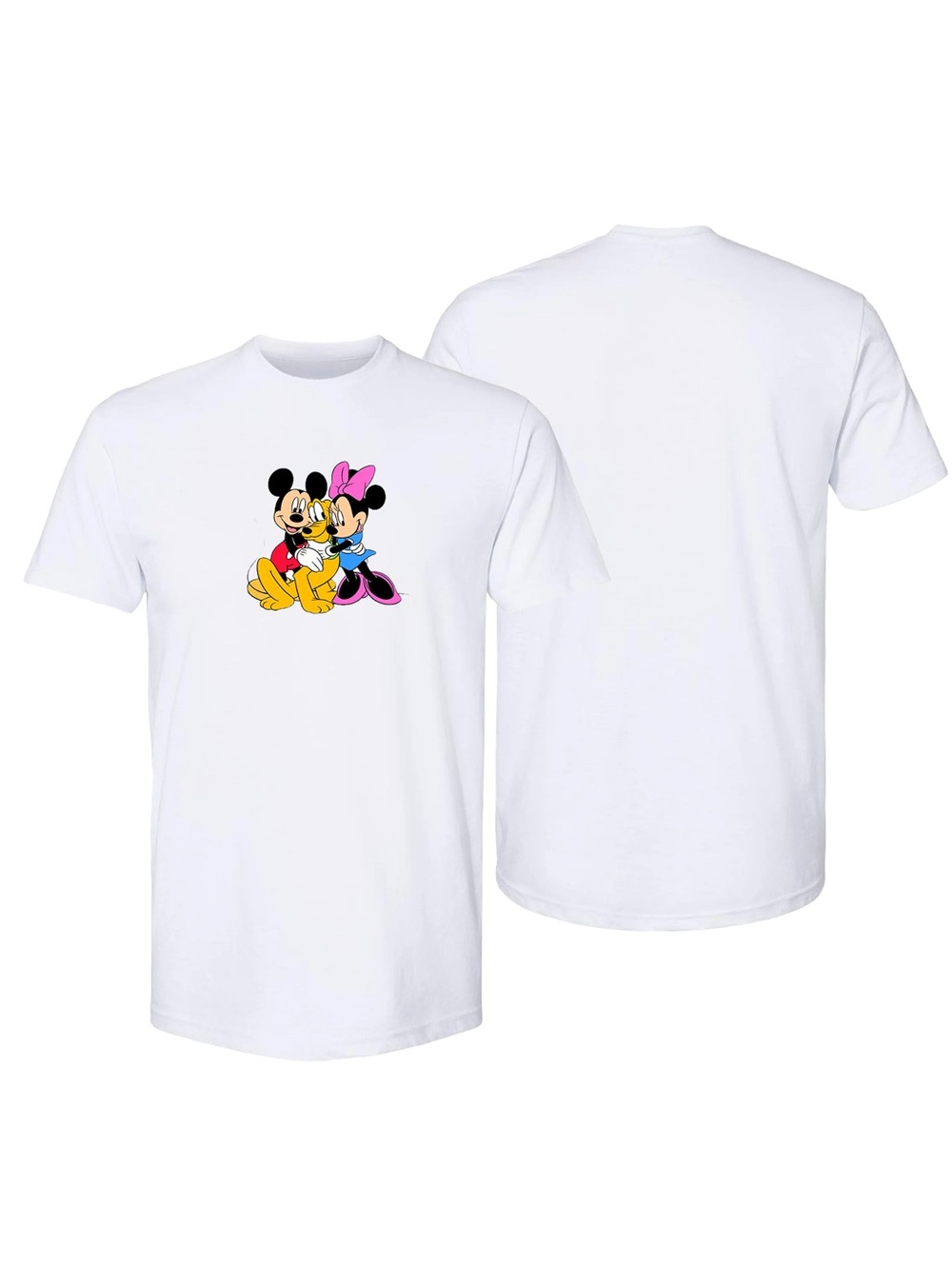 Unisex Mickey Mouse Cotton T-Shirt White